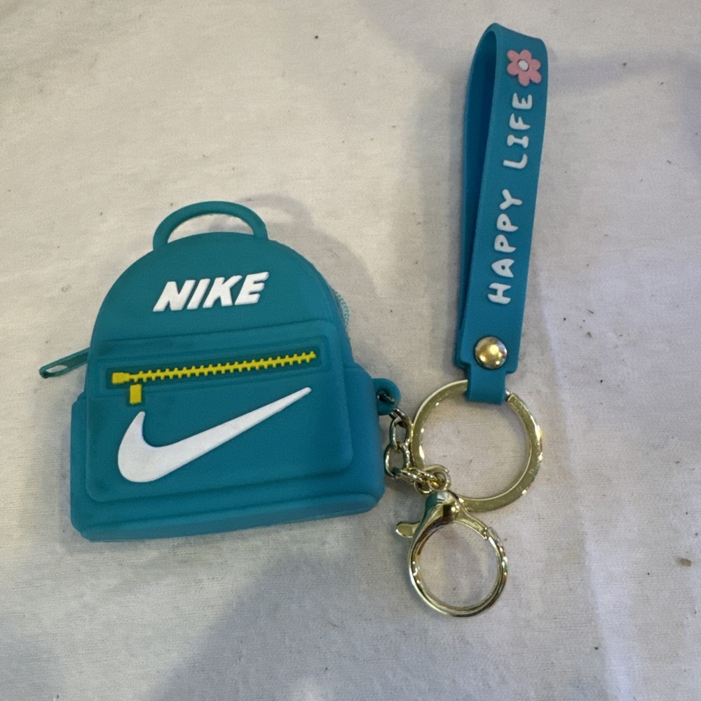 Shockproof Silicone Case for AirPods On Key Ring Soft Protective Cover Bag Charm